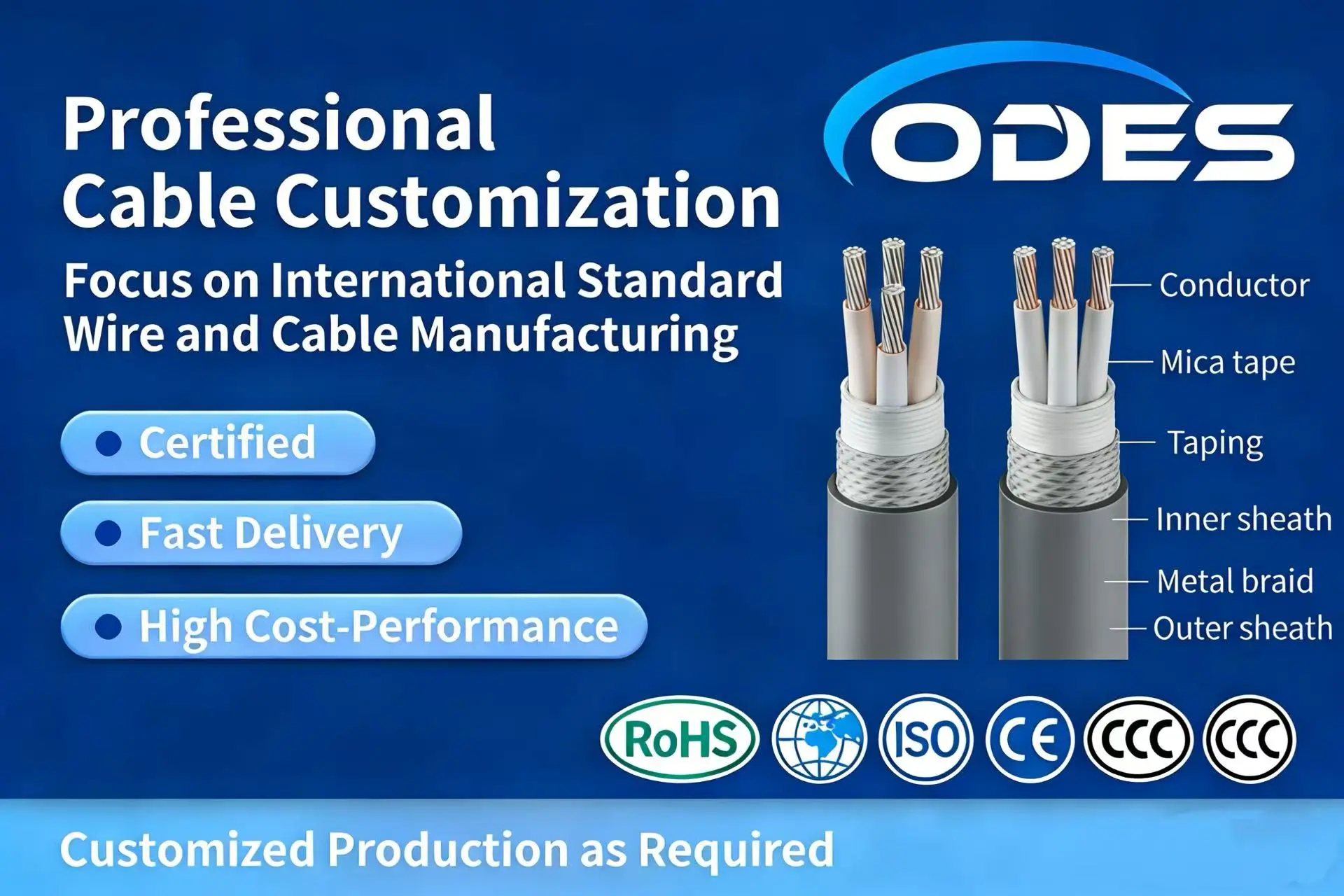 Marine control cable